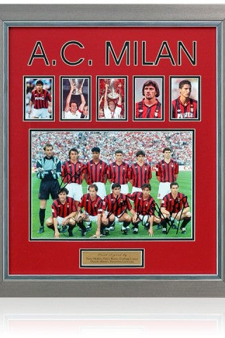 Certificate of Authenticity for the AC Milan Legends signed presentation