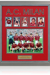 Certificate of Authenticity for the AC Milan Legends signed presentation