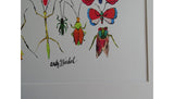 "Butterflies" lithograph by Andy Warhol — CMOA stamp detail