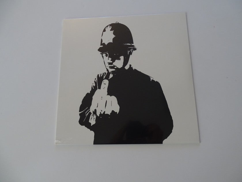 Banksy "Rude Copper" vinyl cover — detail view