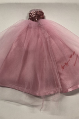 Barbie dress designed and hand signed by Andy Warhol, front view