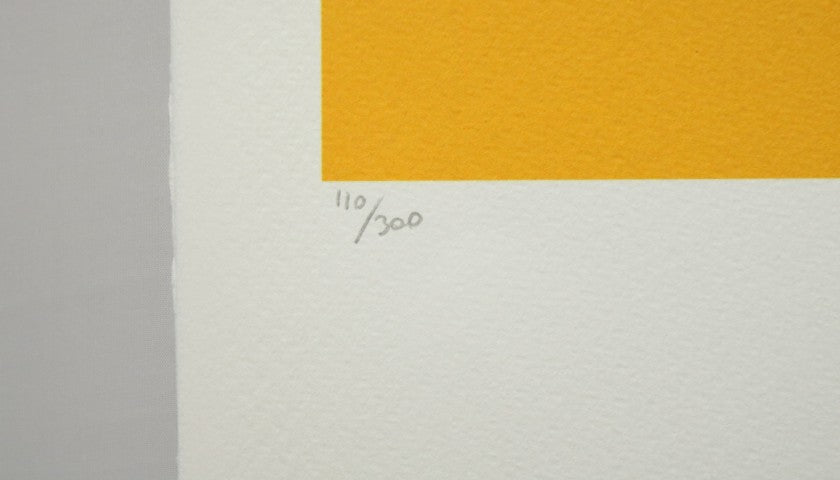 Basquiat signed lithograph — numbering detail