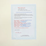 Basquiat signed lithograph — paper detail
