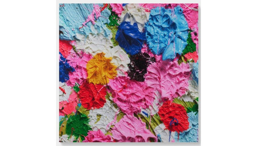 "Fruitful and Forever" by Damien Hirst — panel edge detail