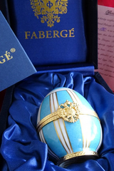 Fabergé Imperial Collection egg, 24k gold plated, front view