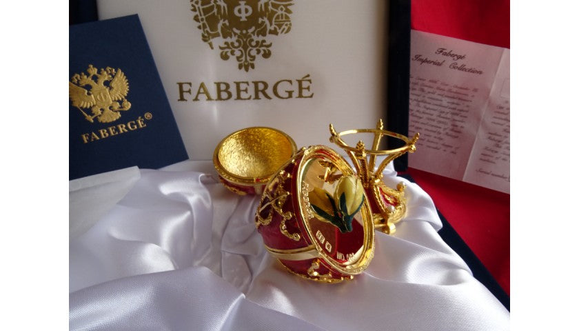 Additional view of the Fabergé Imperial egg, limited edition