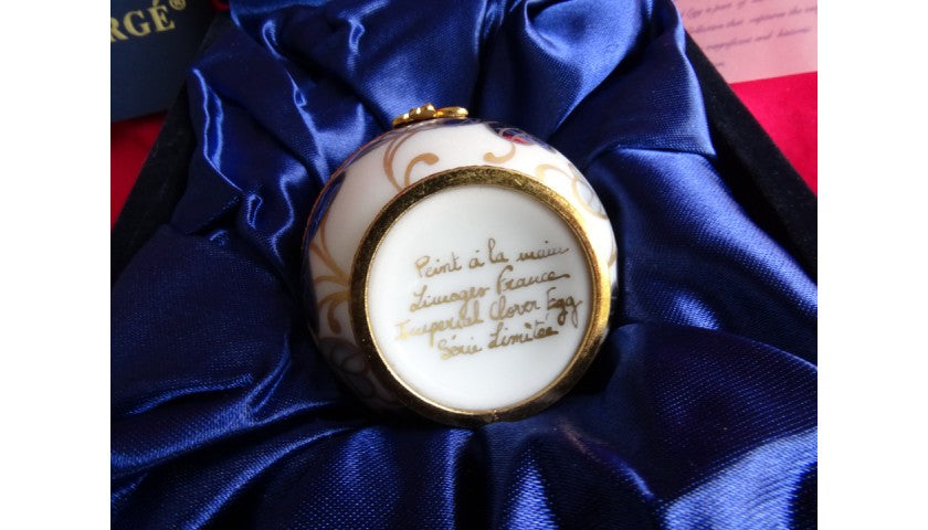 Fabergé Napoleon Imperial egg in its original numbered box