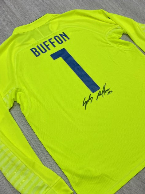 Gianluigi Buffon Signed Italy Shirt 2015, Puma logo detail