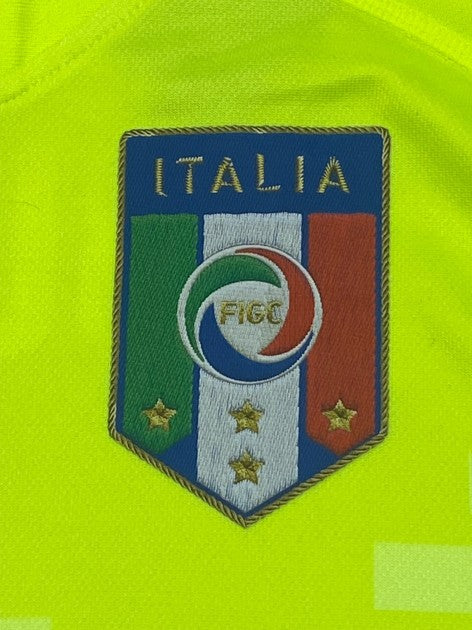 Gianluigi Buffon Signed Italy Shirt 2015, sleeve detail