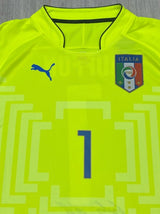 Gianluigi Buffon Signed Italy Shirt 2015, signature detail