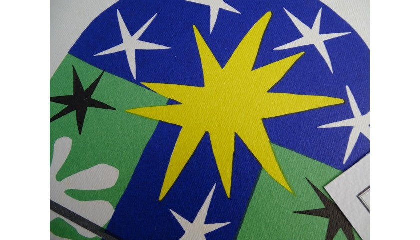 "Papier peints découpése" by Henri Matisse — color detail
