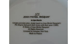 Full view of the Jean-Michel Basquiat Limoges collectible plate