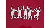 Keith Haring animation cel — detail view