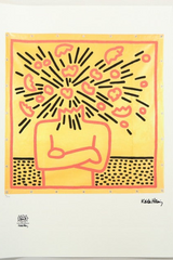 Keith Haring signed lithograph — full view