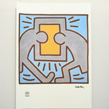 Keith Haring signed lithograph — detail view