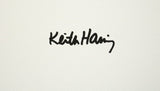 Keith Haring signed lithograph — signature detail