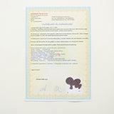 Keith Haring signed lithograph — numbering detail