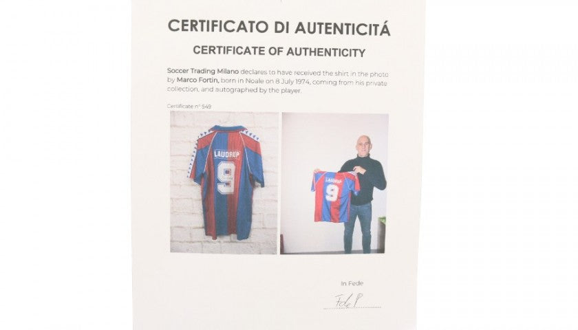 Michael Laudrup Signed Barcelona Shirt 1992/93, further detail view