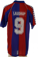 Michael Laudrup Signed Barcelona Shirt 1992/93, front