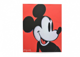 "Mickey Mouse" lithograph by Andy Warhol — detail view