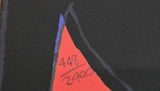 "Mickey Mouse" lithograph by Andy Warhol — corner detail