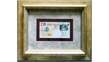 "Di-Faced Tenner" by Banksy, close-up detail of the printed note