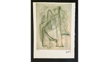 Pablo Picasso offset lithograph with dry stamp, detail of printed signature and numbering