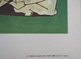 "Peace (La Paix)" lithograph by Picasso, additional detail view