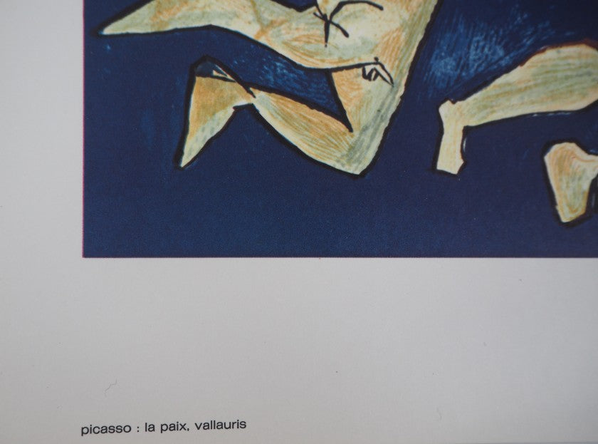"Peace (La Paix)" lithograph by Picasso, additional angle view