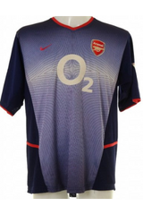 Robert Pires Signed Arsenal Shirt 2002/03, front