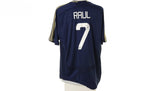 Raul Signed Real Madrid Shirt 2007/08, Real Madrid emblem detail