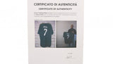 Raul Signed Real Madrid Shirt 2007/08, LaLiga patch detail