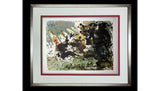 Salvador Dalì Pater Noster lithograph, signature on plate detail