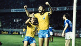 Sócrates' Brazil national team shirt, fabric detail