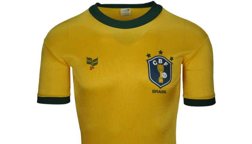 Sócrates' Brazil national team shirt, 1983, back