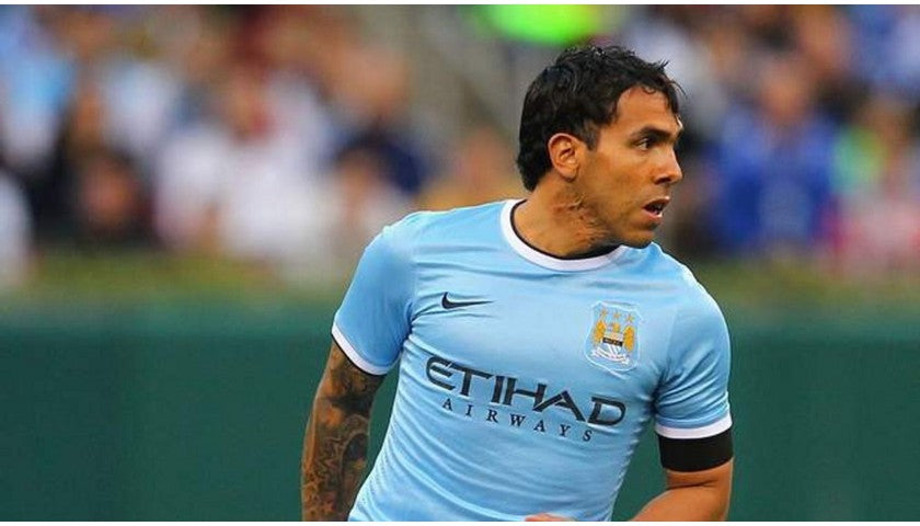 Carlos Tevez Signed Manchester City Shirt 2013/14, additional view