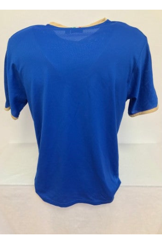 Gianluca Zambrotta Signed Official Italy Shirt 2008, back