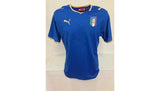 Gianluca Zambrotta Signed Official Italy Shirt 2008, emblem detail